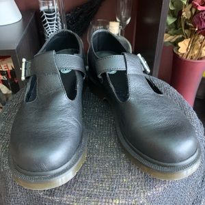 Dr. Martens Black Polley T-Bar Mary Janes USW 6